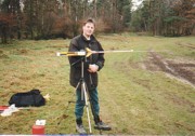 Ingenieur an der Abschussrampe